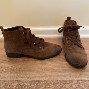Circus by Sam Edelman Brown Suede Ankle Boots 8.5